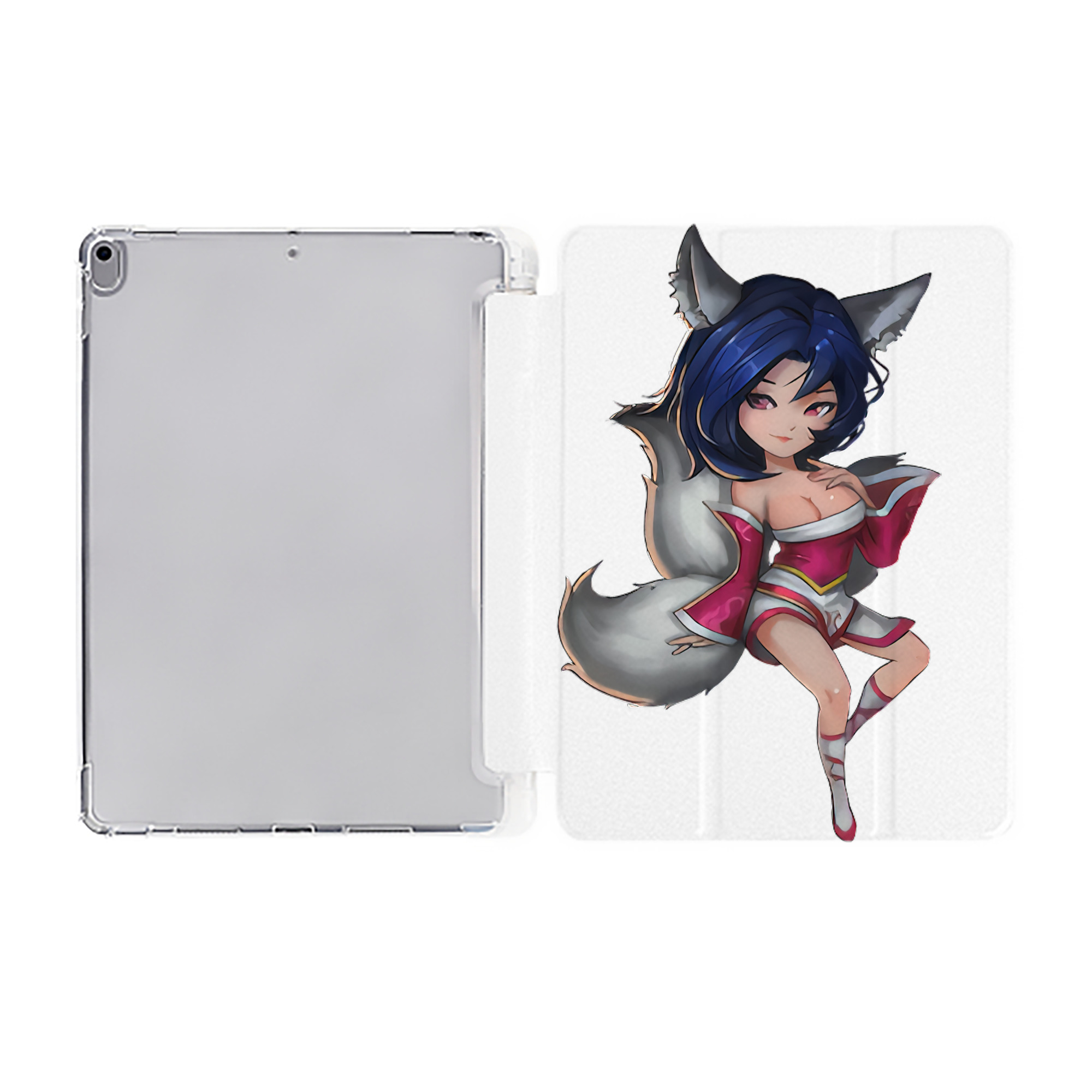 （画像用） リーグ・オブ・レジェンド League of Legends LOL IPad ケース ペン収納付き 三つ折りスタンド PUレザー×シリコン 対応機種9.5/10.5/10.9インチ